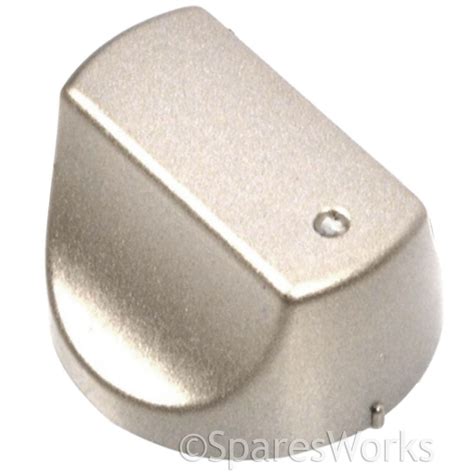 Silver Control Knob Switch For Hotpoint Hot Ari IX Oven Dhs53cx