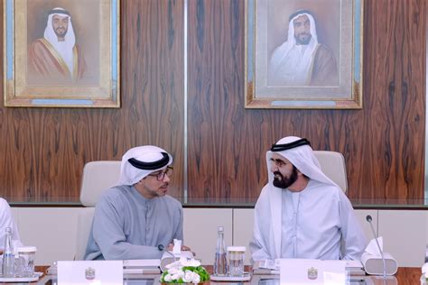 Mohammed Bin Rashid Chairs Uae Cabinet Meeting Approves Federal