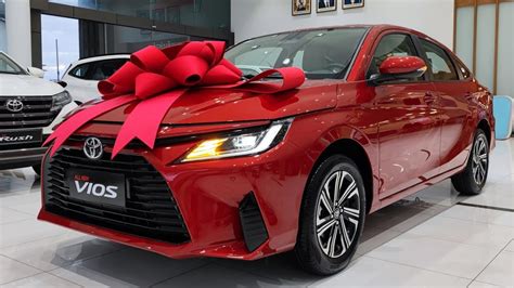 The All New Toyota Vios 2023 Red Color First Look Youtube