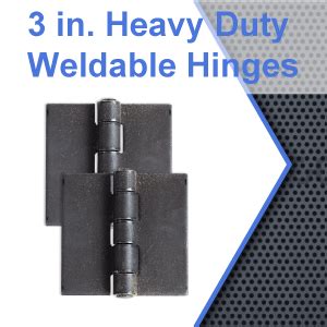 Pair Heavy Duty Weldable Pair X Gate Hinges Steel Butt Hinge