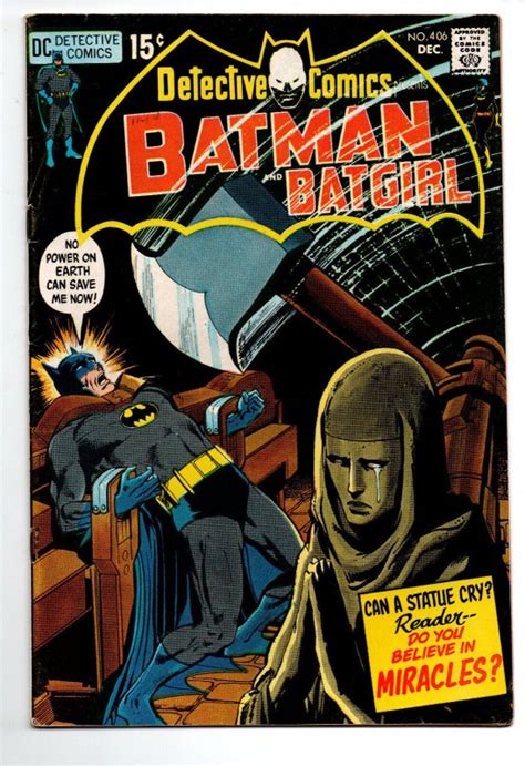 Detective Comics 406 Batman Batgirl Robin Neal Adams 1970