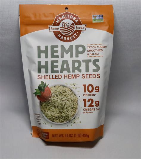 Manitoba Harvest Hemp Hearts Raw Shelled Hemp Seeds 1 Lb 454 G Ebay