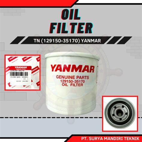 Jual Yanmar Tne Tnv Oil Filter Asli Genuine Kota