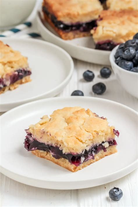 Blueberry Cream Cheese Bars Recipe - Life Love Liz