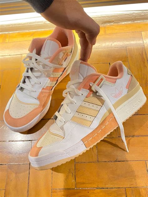 Tênis Adidas Fórum Low Bege Camurça Nude Branco Seminovo Tênis Masculino Adidas Usado