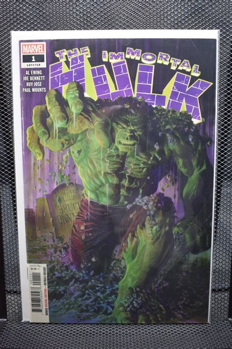 Immortal Hulk 1 Lgy 718 Alex Ross Cover A Marvel Comics 2018 Al Ewing 50 Ebay