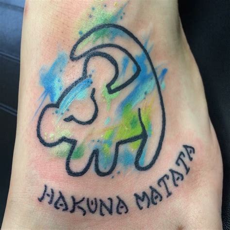 Inspiring Hakuna Matata Symbol Tattoos Its Meaning