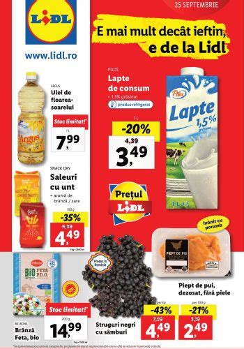 Catalog Lidl Oferte Septembrie Octombrie Oferte Lidl