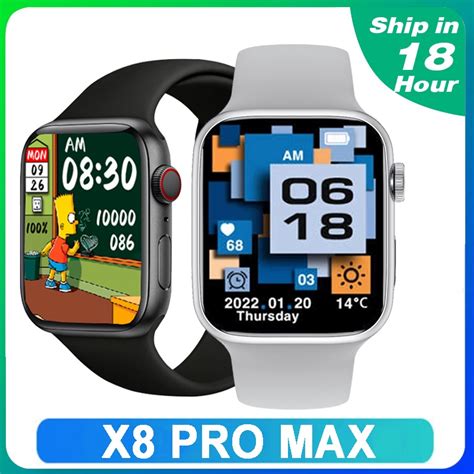 Original X8 Pro Max relógio inteligente 1 9 inches Watch 8 Bluetooth