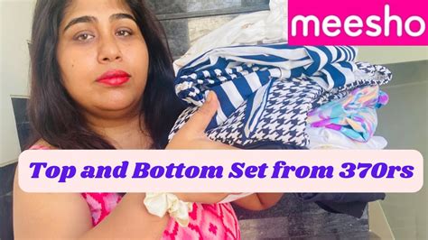 Meesho Western Wear Haul Top And Bottom Set Meesho Co Ord Sets Meesho