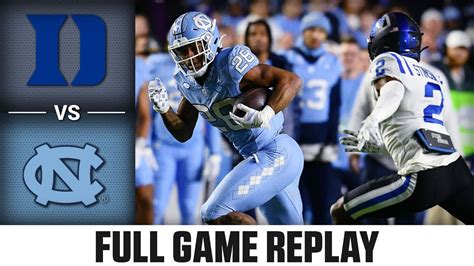 Duke Vs North Carolina Full Game Replay 2023 ACC Football YouTube