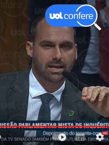 Ao Defender Cid Na Cpi Eduardo Bolsonaro Desinforma Sobre Urnas E Vacina