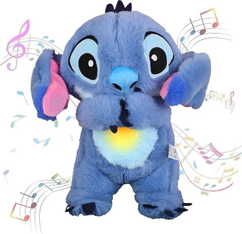 Hjind Stitch Teddy Stitch Breathing Teddy Stitch Cute Toy With