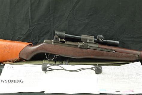 Springfield M1 D M1 Garand Sniper M84 30 06 Semi Auto Rifle C R 1944