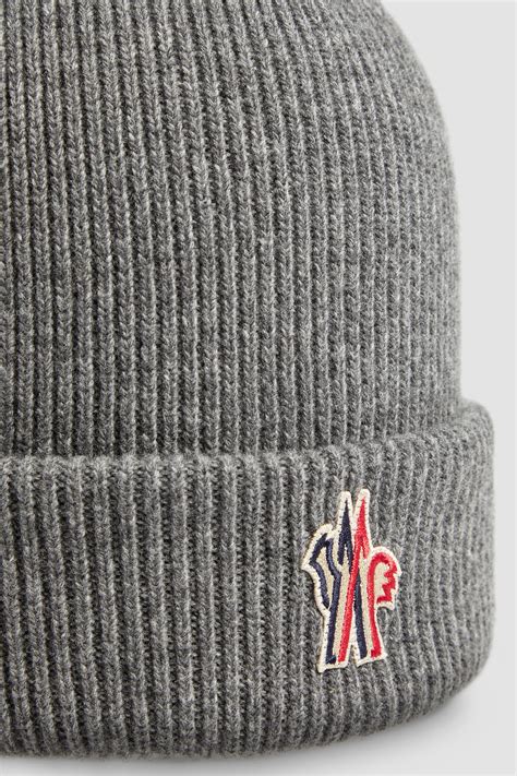 Gray Wool Beanie - Hats & Beanies for Men | Moncler BE