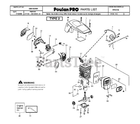 Poulan Pro Chainsaw Diagram