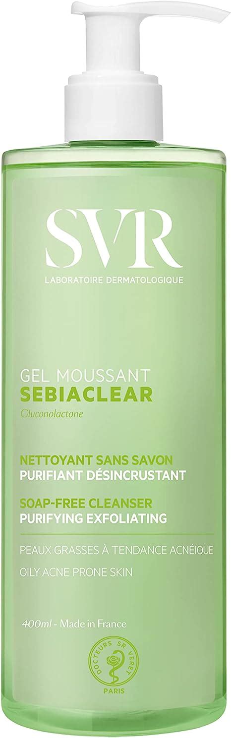 SVR Gel Moussant Visage Corps Anti Imperfection Sebiaclear Pour