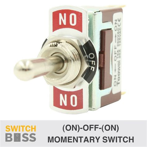 On Off On Momentary Toggle Switch Heavy Duty Way V Mm