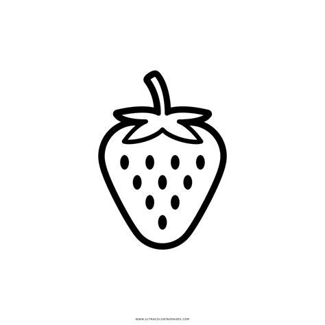 Imagenes De Fresas Para Pintar E Imprimir Dibujos De Colorear