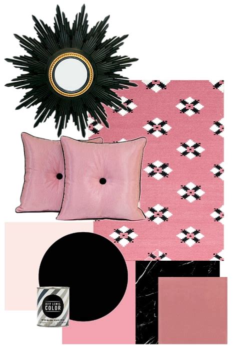 Conversing and Consulting: Color Combination Pink and Black — Places In The Home