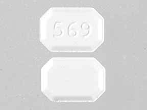 Pill White Eight Sided Mm Pill Identifier