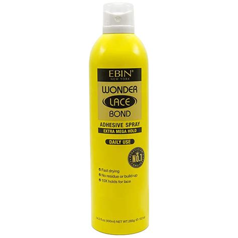 Ebin New York Wonder Lace Bond Adhesive Spray Extra Mega Hold 142oz