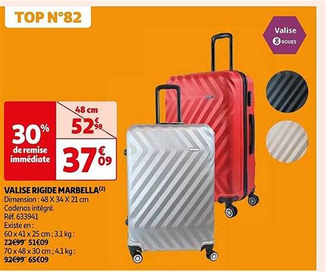 Promo Valise Rigide Marbella Chez Auchan Icatalogue Fr