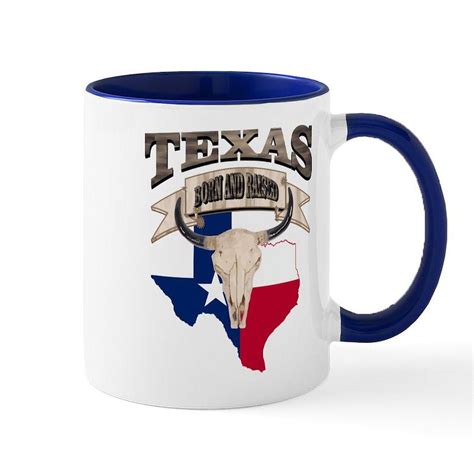 Cafepress Bull Skull Texas Home Mugs 11 Oz Ceramic Mug Novelty