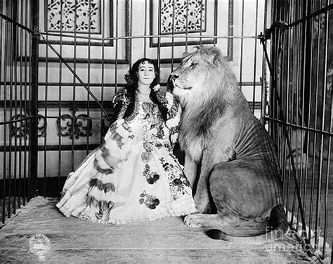 Female Circus Lion Tamer