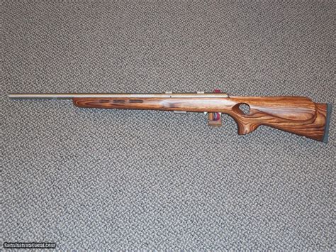 Savage Model 93 Btvs Rifle In 22 Magnum With Thumbhole Laminated Stock