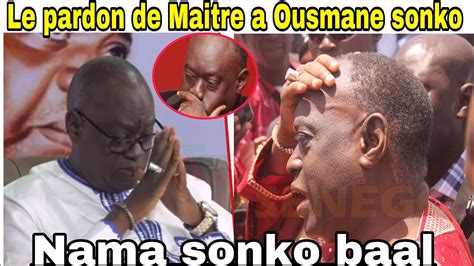 Nama Ousmane Sonko Baal Akh Maitre El Hadji Diouf Fond En Larme Ey