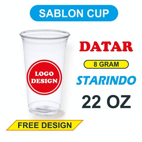 Jual Sablon Cup Datar Oz Gram Merek Starindo Shopee Indonesia