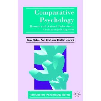 Comparative Psychology Introductory Psychology Broch Achat Livre