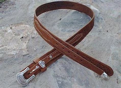 Western Leather Ranger Belt Made In The Usa