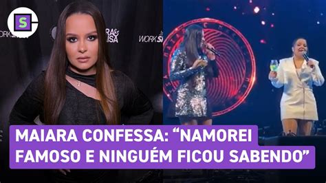 Maiara Fica B Bada E Confessa Durante Show Que Namorou Famoso Ningu M