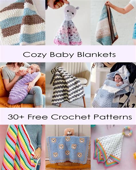 Free Crochet Baby Blanket Patterns With Yarn Suggestions