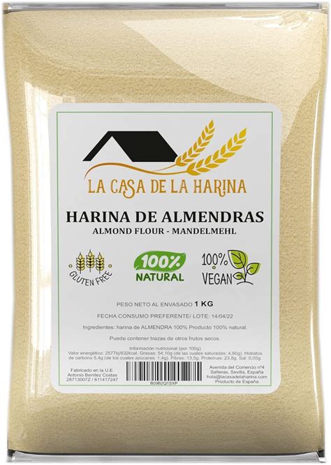 Harina De Almendra Valor Nutricional Y Beneficios2022