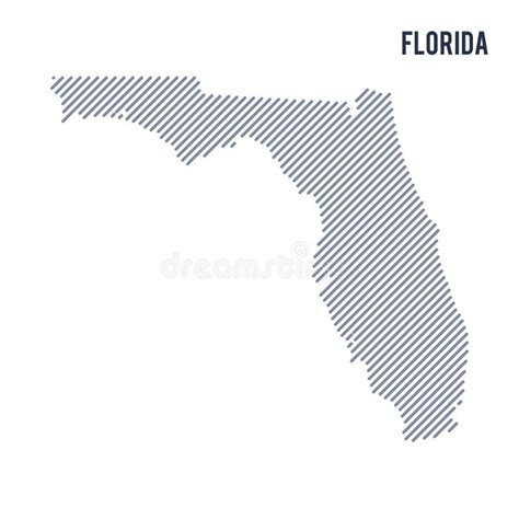 Florida Map State Vector Stock Illustrations 5088 Florida Map State