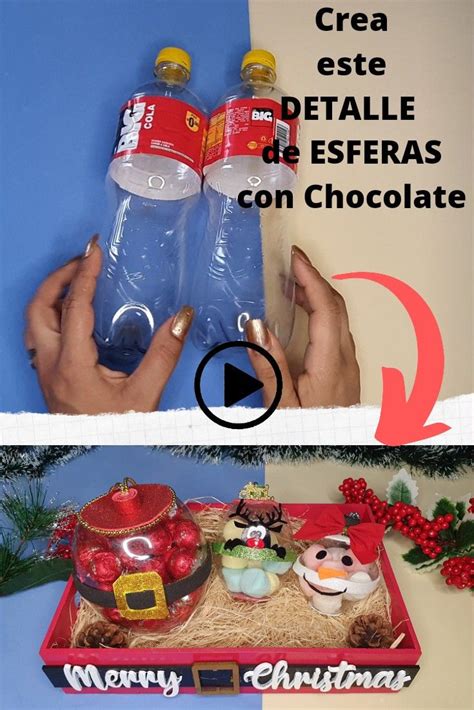 Botella De Plastico Manualidad Manualidad Navide A Con Botella Pl Stica