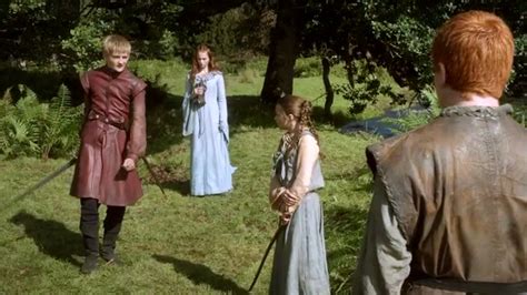 Joffrey With Sansa And Arya House Baratheon Photo Fanpop