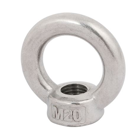 Uxcell M20 Female Thread 316 Stainless Steel Ring Shaped Lifting Eye