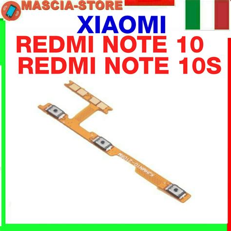 Tasto Tasti Flex Flat Volume Power Accensione On Xiaomi Redmi Note