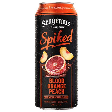 Seagram S Escapes Spiked Blood Orange Peach Shop Malt Beverages