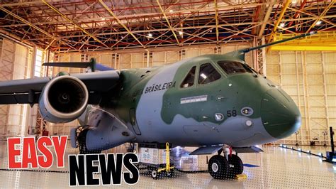 The New Transport Aircraft KC 390 Millennium Plans To Manufacture In