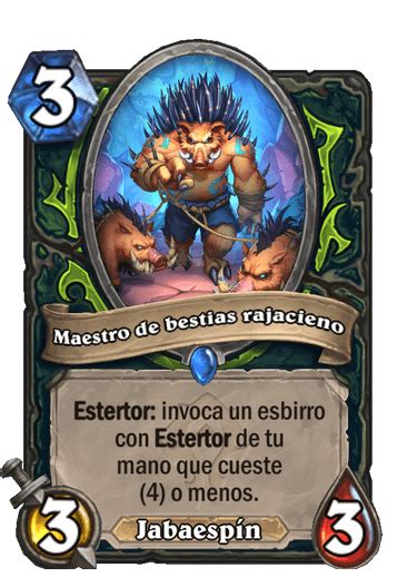 Maestro De Bestias Rajacieno Galer A De Cartas De Hearthstone