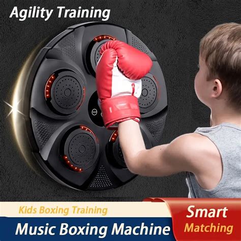 Music Boxing Trainer Electronic Boxing Practice Wall Target - Temu ...