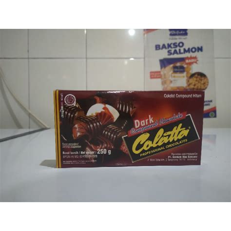 Jual Colatta Dark Compound Chocolate Gr Shopee Indonesia