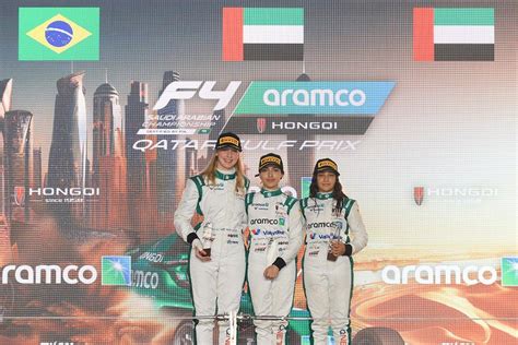 F4 Saudi Amna Hamda Al QUbaisi And Aurelia Nobels Score Podiums In Qatar