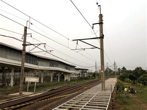 Kai Commuter Lakukan Penambahan Peron Di Stasiun Cisauk Kebayoran Dan