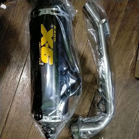 Exos X6 Pipe For Mio 125gravisburgman Nmax V1soultygear125 Shopee Philippines